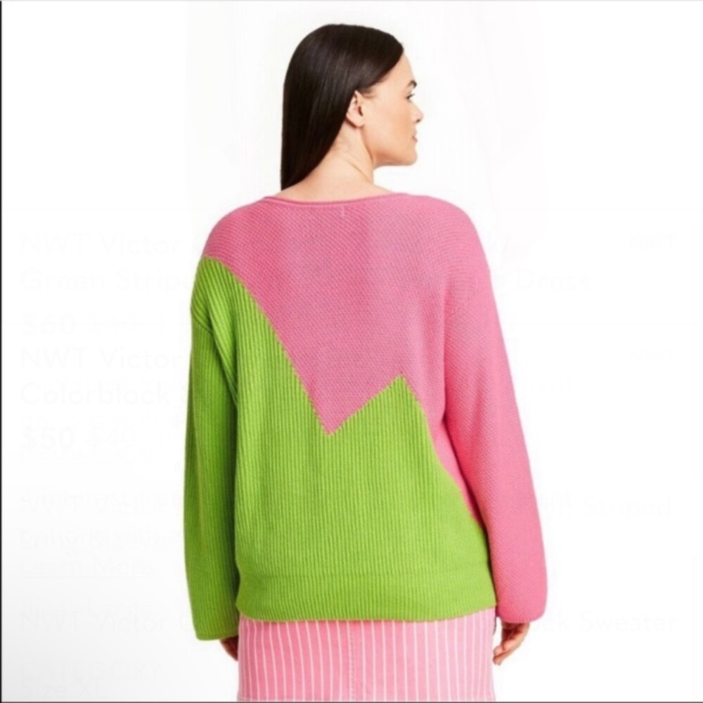 NWT Victor Glemaud for Target Colorblock Sweater - Picture 5 of 6